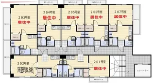 レジデンス富士見【2階】の間取り