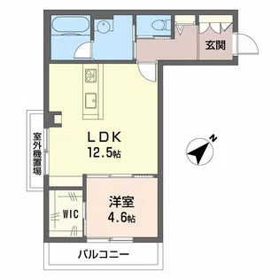 グラシア【2階】の間取り