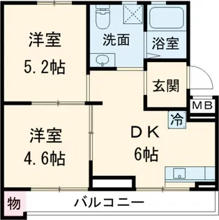 いろどりの杜【2階】の間取り