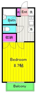 サニーハイム【1階】の間取り