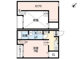 フローラ吉塚駅前【2階】の間取り