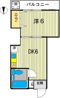 成川ビル【2階】の間取り