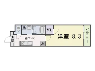 ゴンズスクエア【2階】の間取り