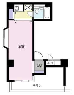 ノバカネイチ本町御堂【9階】の間取り
