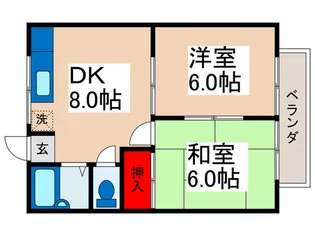Sweet Sugar B棟【2階】の間取り