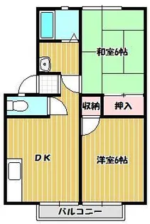 パナハイツドリーム坂出C棟【1階】の間取り