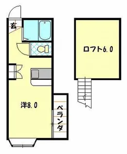カーサヴェルデ梁川【1階】の間取り
