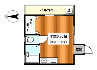 ウエストハイム【2階】の間取り