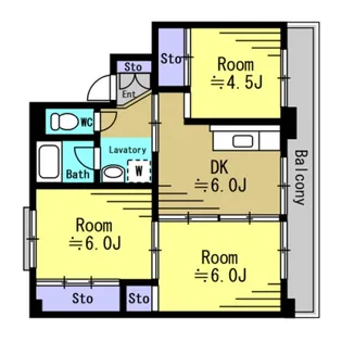 岩手県一関市花泉町花泉字伊勢沢【マンション】の間取り