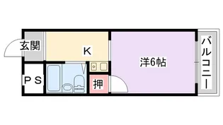 オスカー香里【5階】の間取り