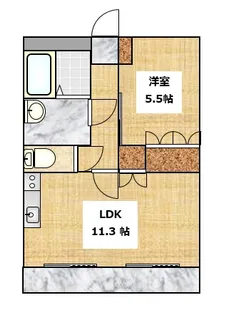 サングローリーガルデン【1階】の間取り