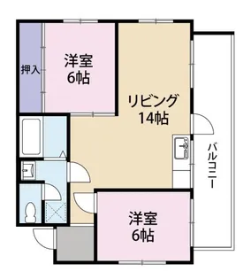 マルワビル【2階】の間取り