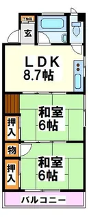 林コーポ【2階】の間取り