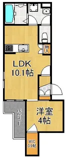 大師ヒルズ参番館【3階】の間取り