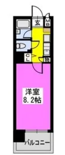 ラフィーネ博多【8階】の間取り