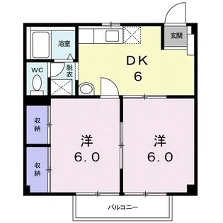 エスポワール【1階】の間取り