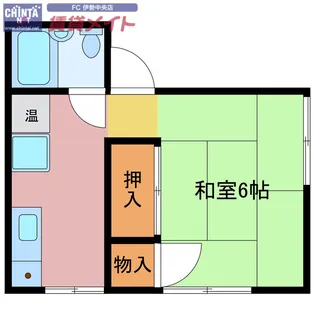 1Kの間取り画像