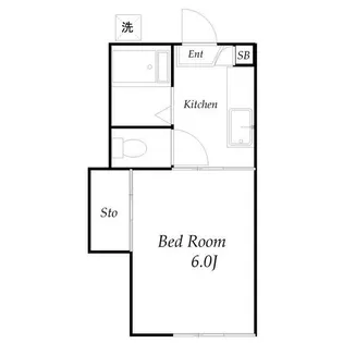 シティハイツ倫【1階】の間取り