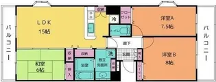 レイヴェルIII(スリー)【2階】の間取り