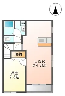 ヒル・フローラ【2階】の間取り
