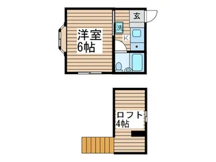 ボビーヒル【1階】の間取り