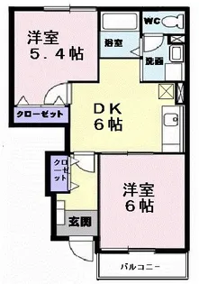Rosemary【1階】の間取り