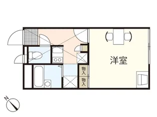 レオパレス杉壱番館【2階】の間取り