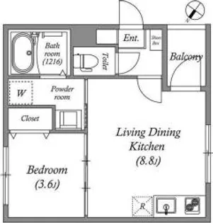ガルボ【1階】の間取り