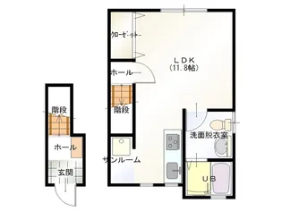 S-BOX【2階】の間取り