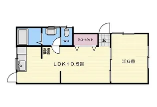 東和荘【1階】の間取り