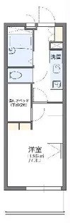 レオパレス翔【4階】の間取り