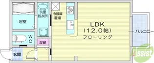 サニープレイス小松島【2階】の間取り