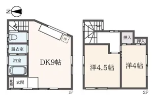 東京都練馬区北町8【一戸建】の間取り