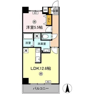 茨城県つくば市島名【マンション】の間取り