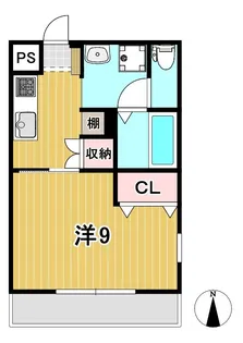 サンロイヤル【1階】の間取り