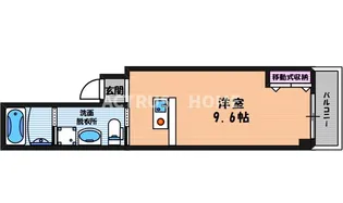 大阪府大阪市阿倍野区阿倍野筋4【マンション】の間取り
