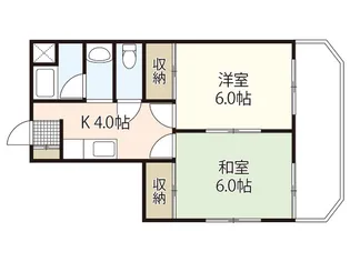 メゾン中山【4階】の間取り