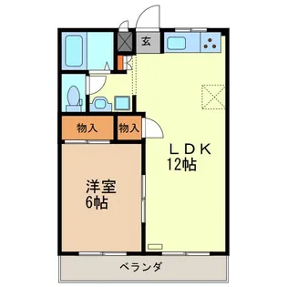 メゾン・ド・結城【1階】の間取り