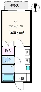 東京都杉並区久我山2【アパート】の間取り