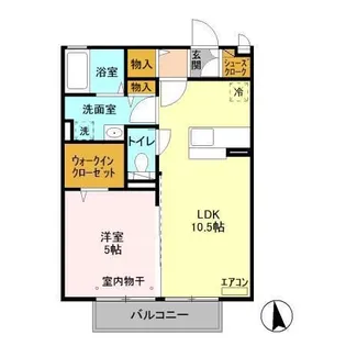 アルシス I【2階】の間取り
