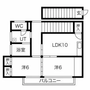 アバンティ・イースト【2階】の間取り