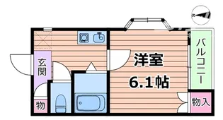 フィールド岸部【3階】の間取り