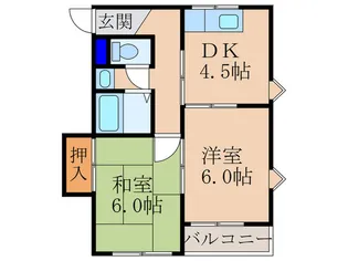 エスポワ-ル【2階】の間取り