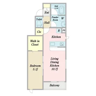 HARVEST日暮里【3階】の間取り