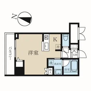 パークソレイユ弐番館【6階】の間取り