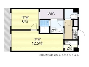 1LDKの間取り画像