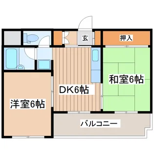 40PAL【1階】の間取り