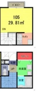 埼玉県さいたま市見沼区東大宮7【アパート】の間取り