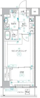 ベルシードα押上イースト【2階】の間取り