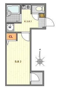 マーレ綾瀬II【2階】の間取り